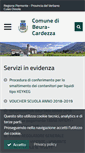 Mobile Screenshot of comune.beuracardezza.vb.it
